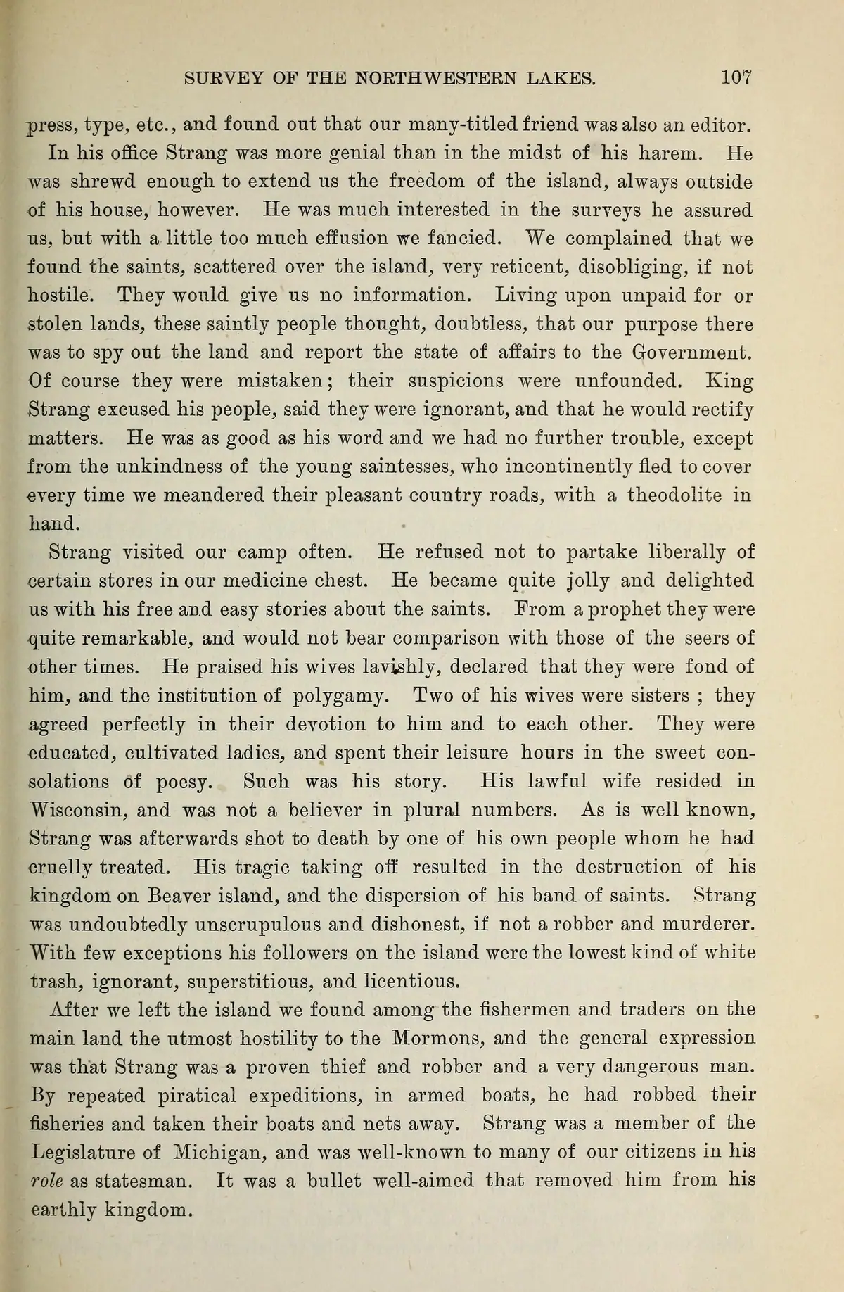 Scanned document page: Michigan Historical Collections, volume 9 (1886).