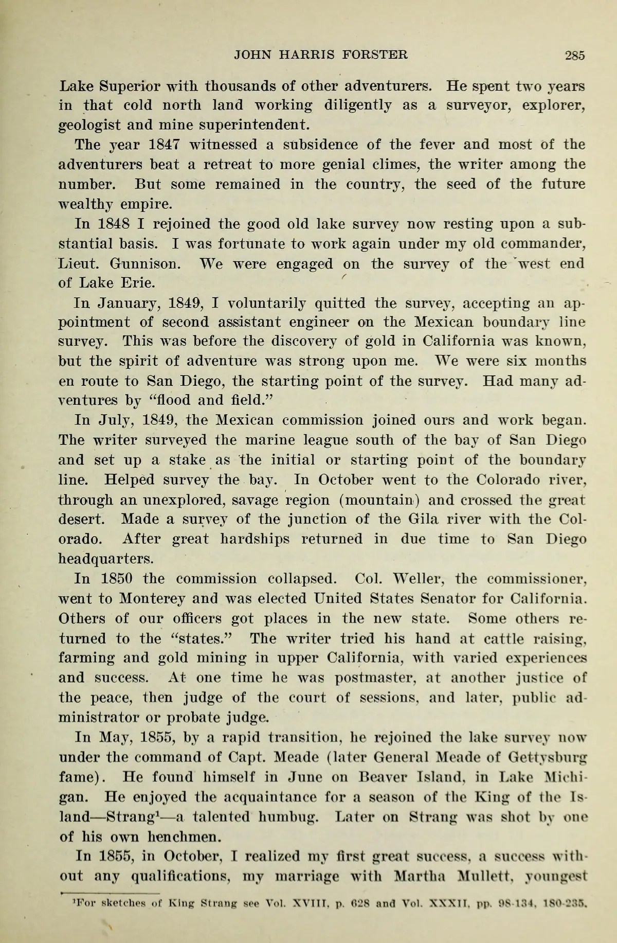 Scanned document page: Michigan Historical Collections, volume 21 (1892).