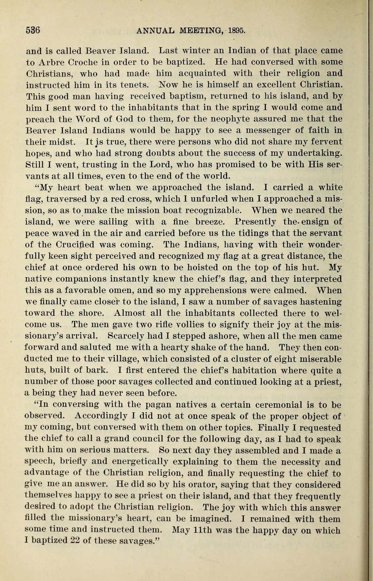 Scanned document page: Michigan Historical Collections, volume 26 (1895).