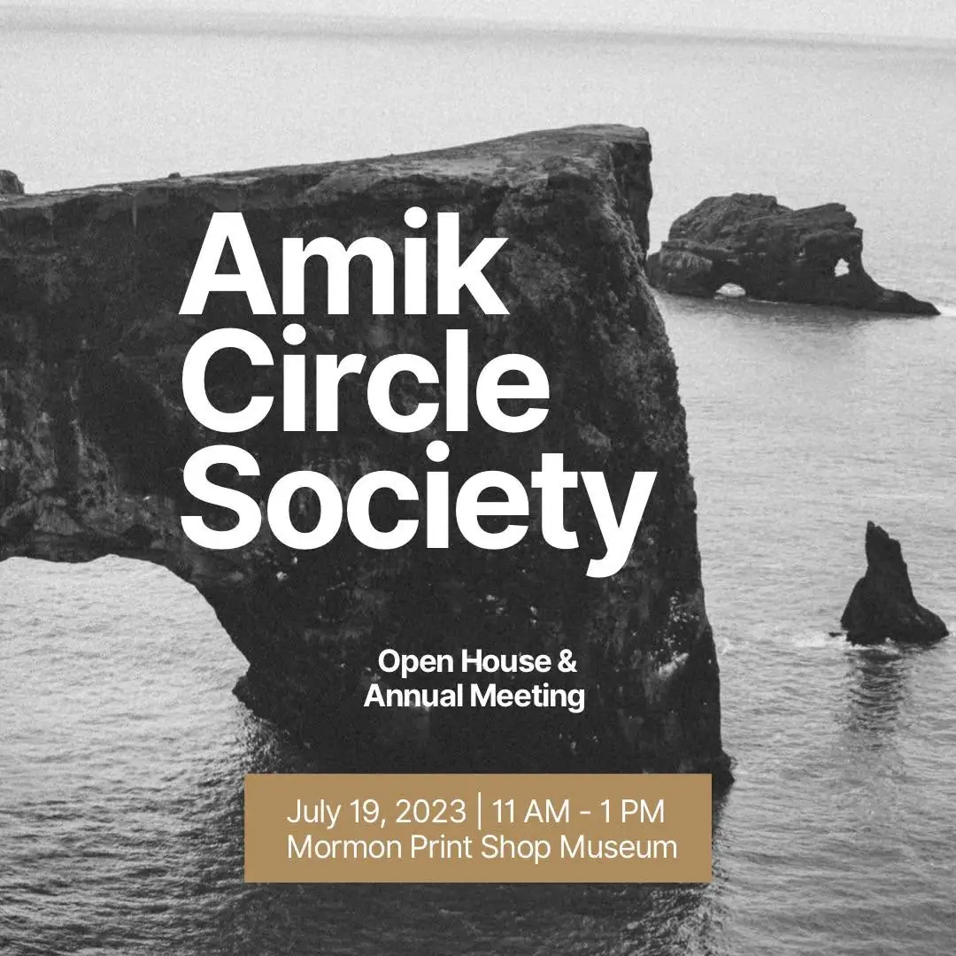 Event poster over a black-and-white seascape photograph with rocky cliffs and bold white lettering.