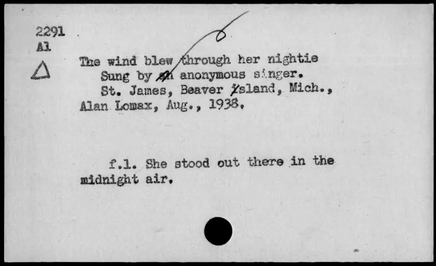 Photograph: The wind blew through her nightie, 1938-08.