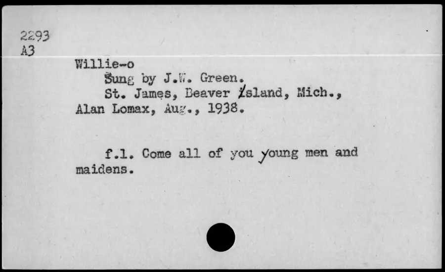 Photograph: Willie-o, 1938-08.