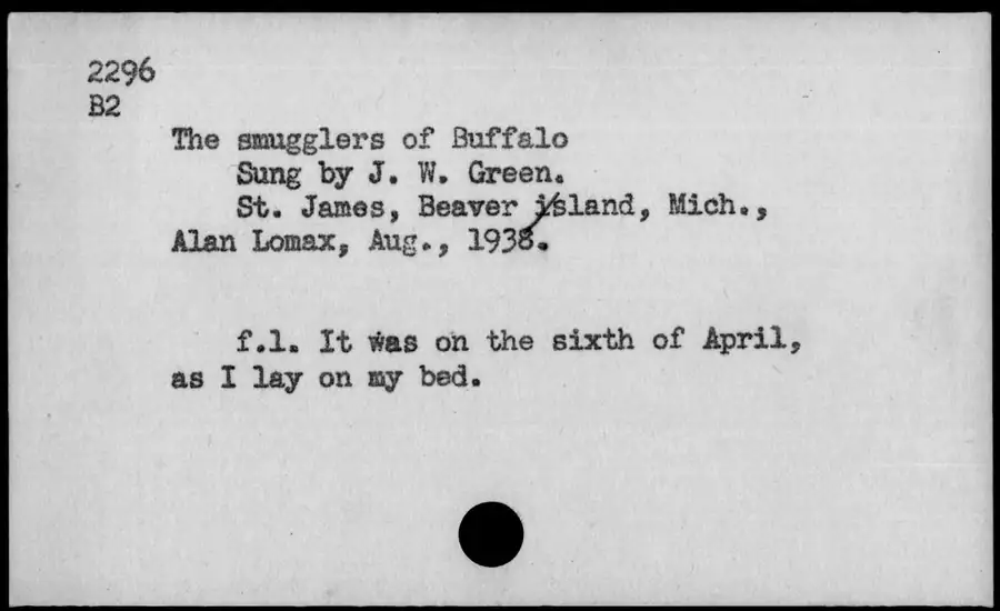 Photograph: The smugglers of Buffalo, 1938-08.