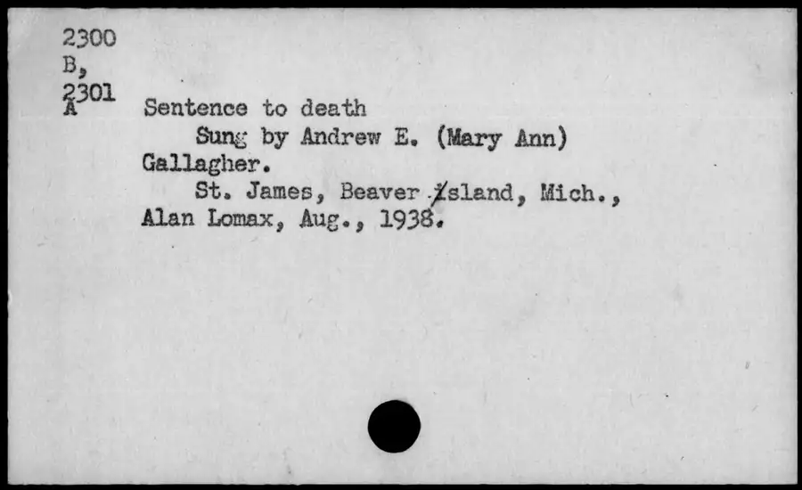 Photograph: Sentence to death, 1938-08.